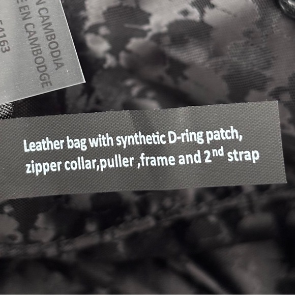 KARL LAGERFELD Simone Suede Leather Top Handle Raisin Satchel Crossbody--NWT - Picture 13 of 16